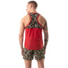 LEADER Débardeur CAMO RACER Rouge